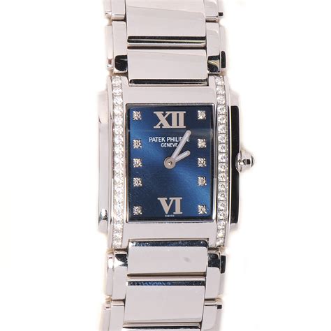 ladies patek philippe 24|Patek Philippe twenty blue dial.